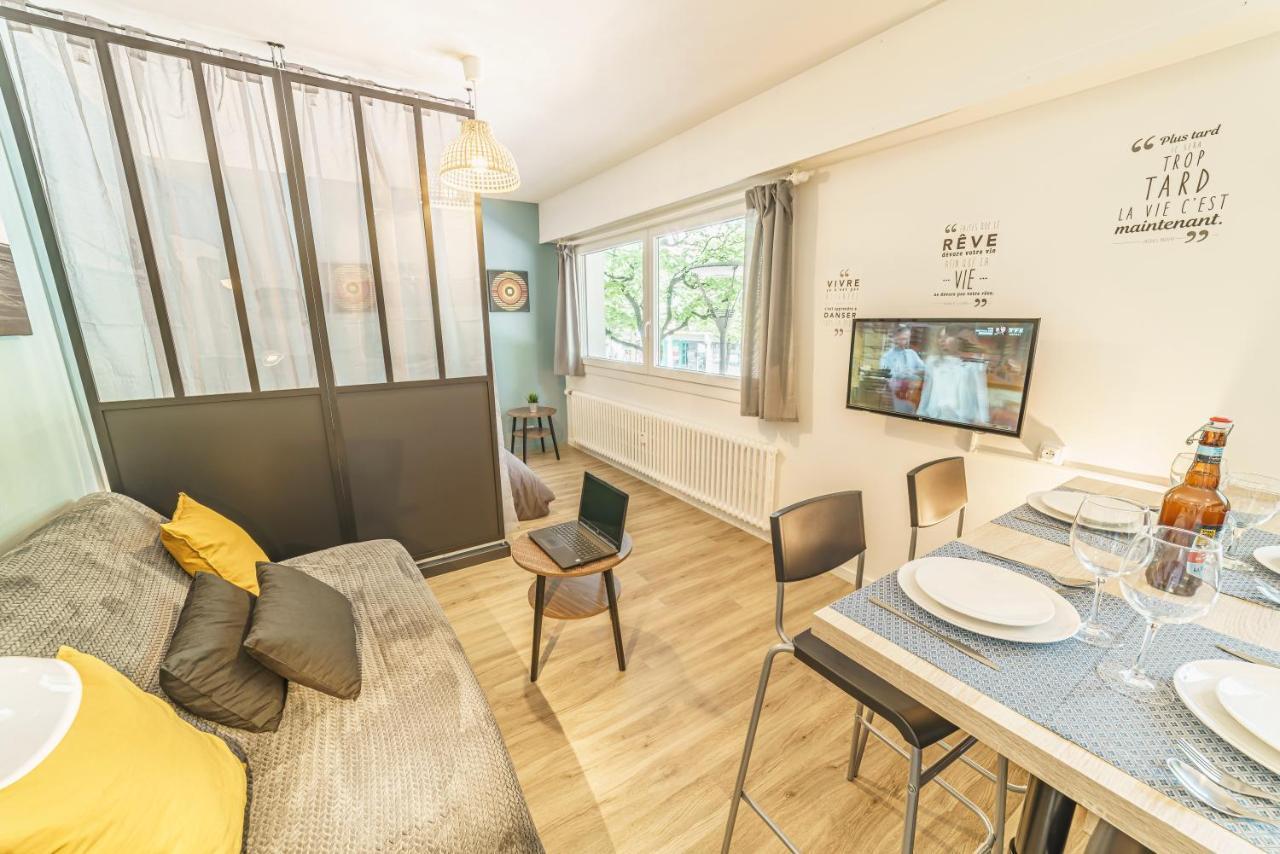 Cosy Studio 108 - Chambéry centre - Stationnement - Gare Exterior foto